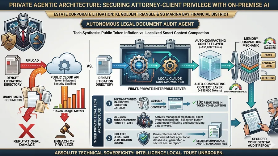 Autonomous Legal Document Audit: Local AI Agent Architectures for Top-Tier Firms in MY & SG